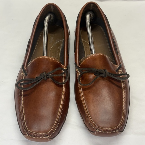 Men's L.L. Bean Bison Double‑Sole Slipper Leather‑Lined Size 12 D New (No Box) - Picture 9 of 16